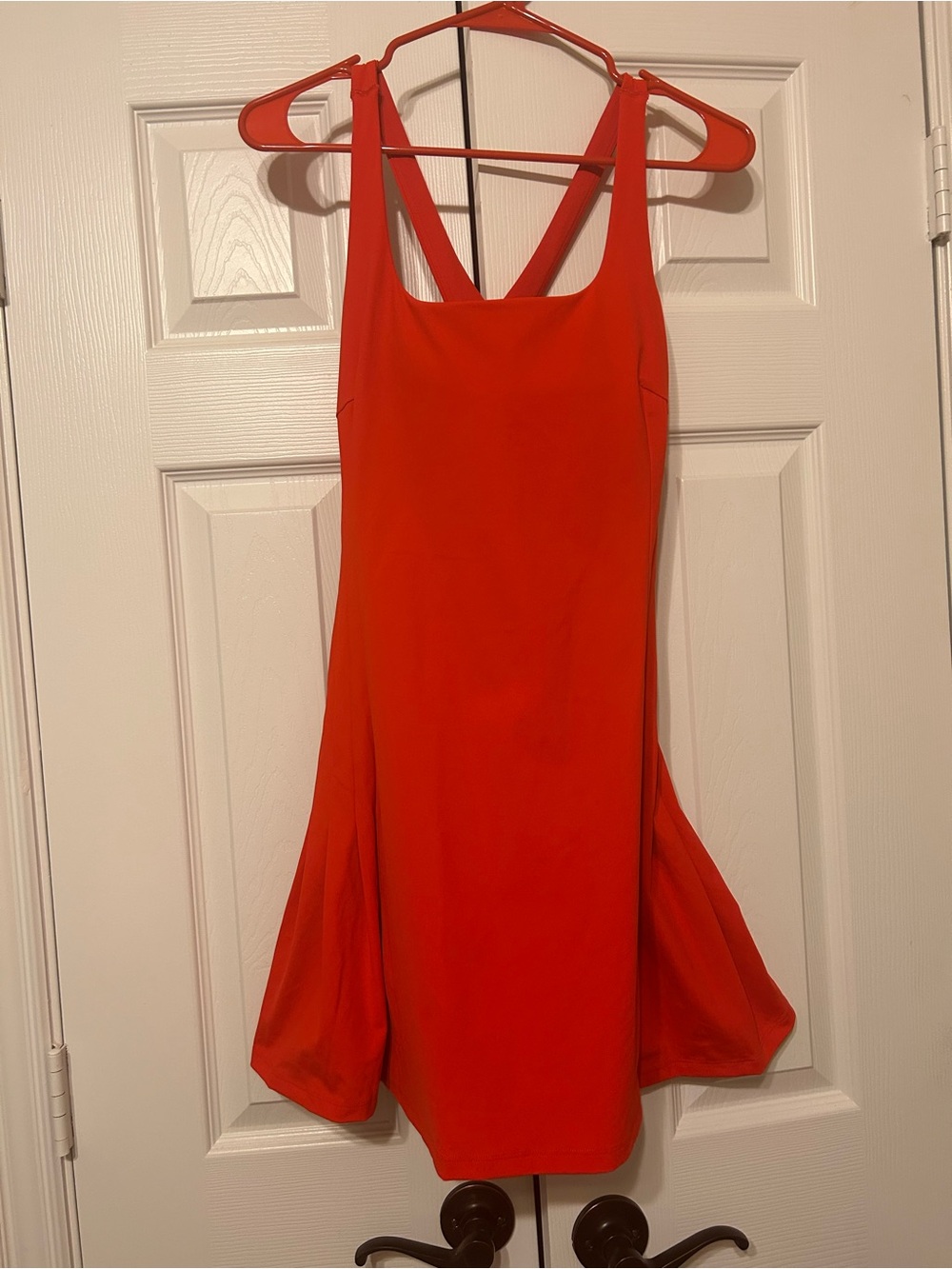 Red Sleeveless Fit & Flare Dress